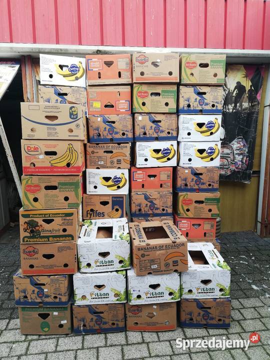 Kartony bananach mazowieckie Warszawa