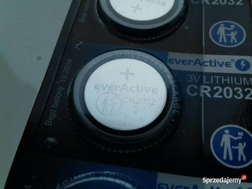 Bateria pastylkowa CR2032 EverActive Lithium 3V Bydgoszcz