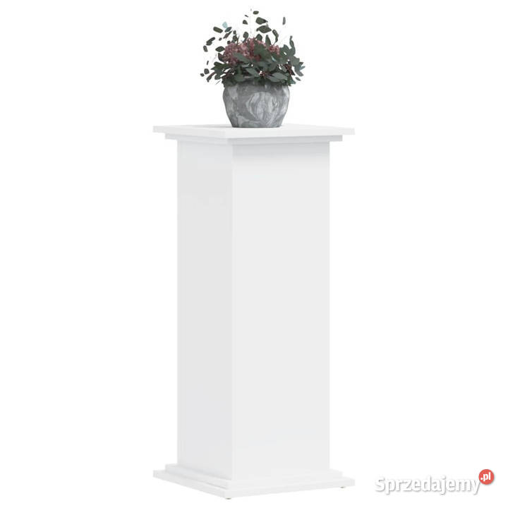 Stojak na rośliny biały 33x33x80 WM852969 mazowieckie Warszawa sprzedam