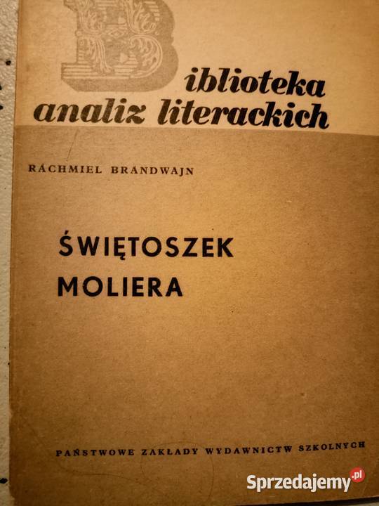 Świętoszek Moliera analizy literatura księgarnia Warszawa