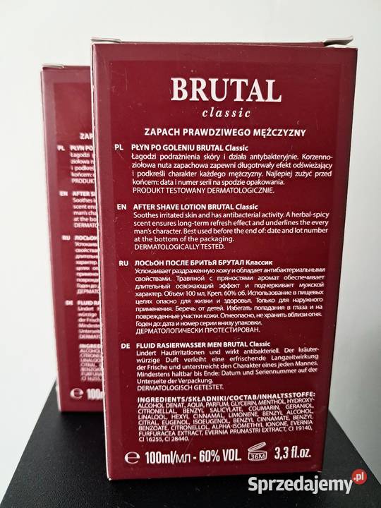 Płyny goleniu Brutal Łódź