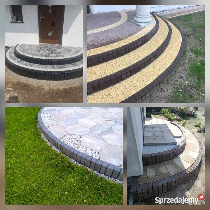 Palisady obrzeża ogrodowe betonowe Wysyłka cała Architektura ogrodowa