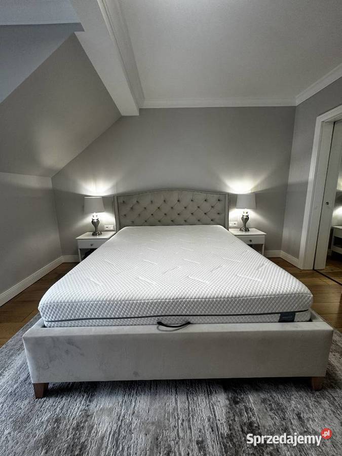 Łóżko eleganckie komfortowe 160x200 ze skrzynią Olsztyn