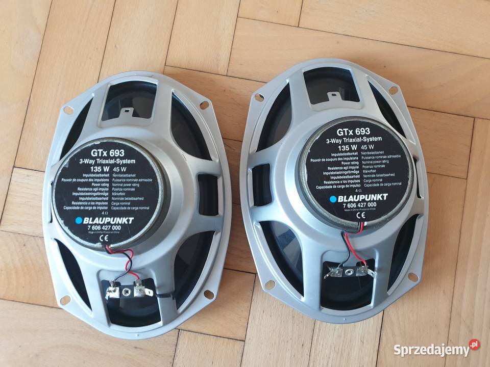 Glosniki trojdrozne BLAUPUNKT 135 W Gdańsk