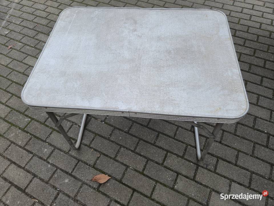 Stary stolik turystyczny PRL