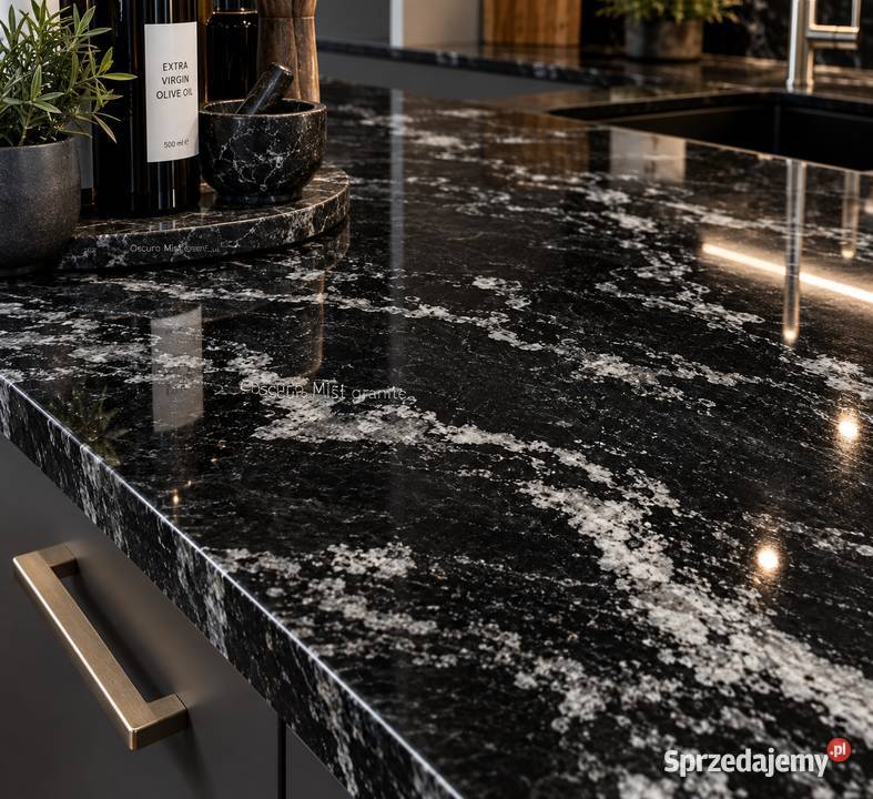 Blaty schody parapety indyjski granit OSCURO mazowieckie