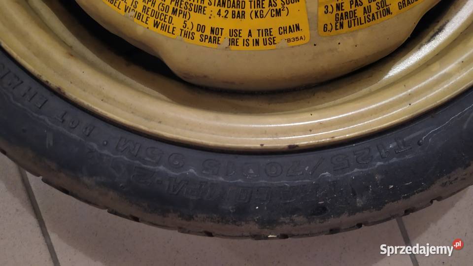 Koło zapasowe 15 4x1143 Mazda 626 III gen 198792 podlaskie