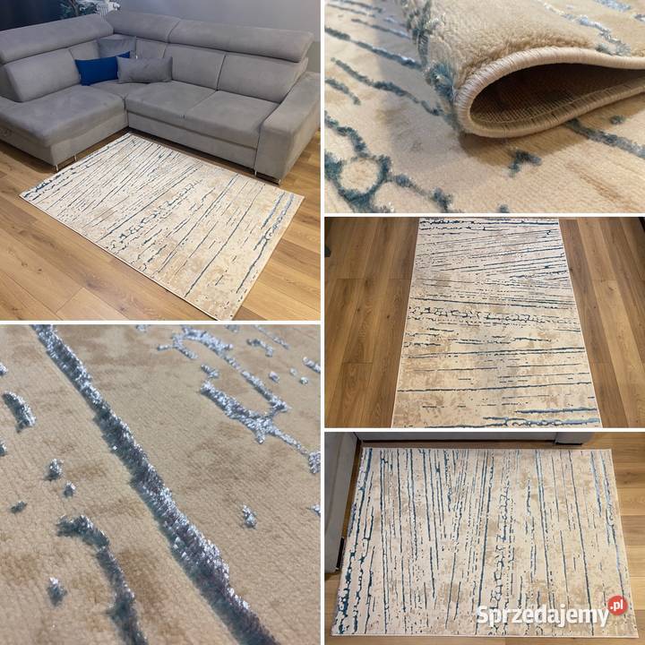 DYWAN 160X220 GOLD EXCLUSIVE 8154 BLUE Białystok sprzedam