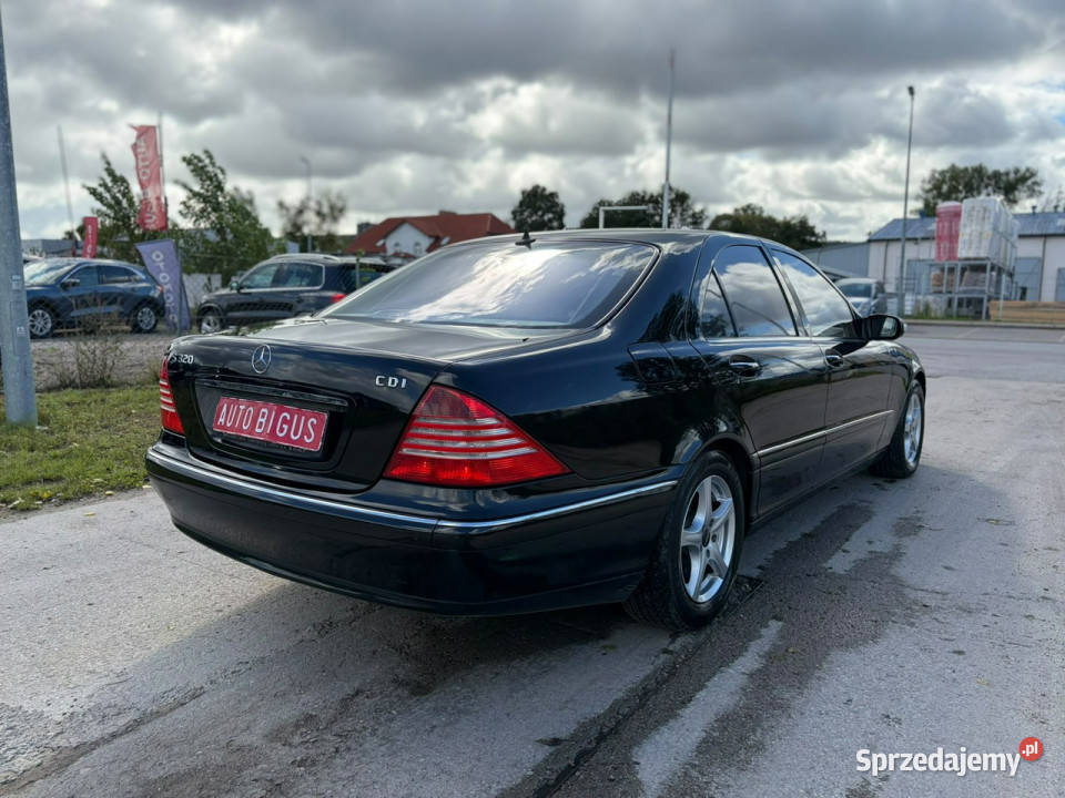 Mercedes S 320 super stan zarejestrowana W220 3222cm3 Lębork