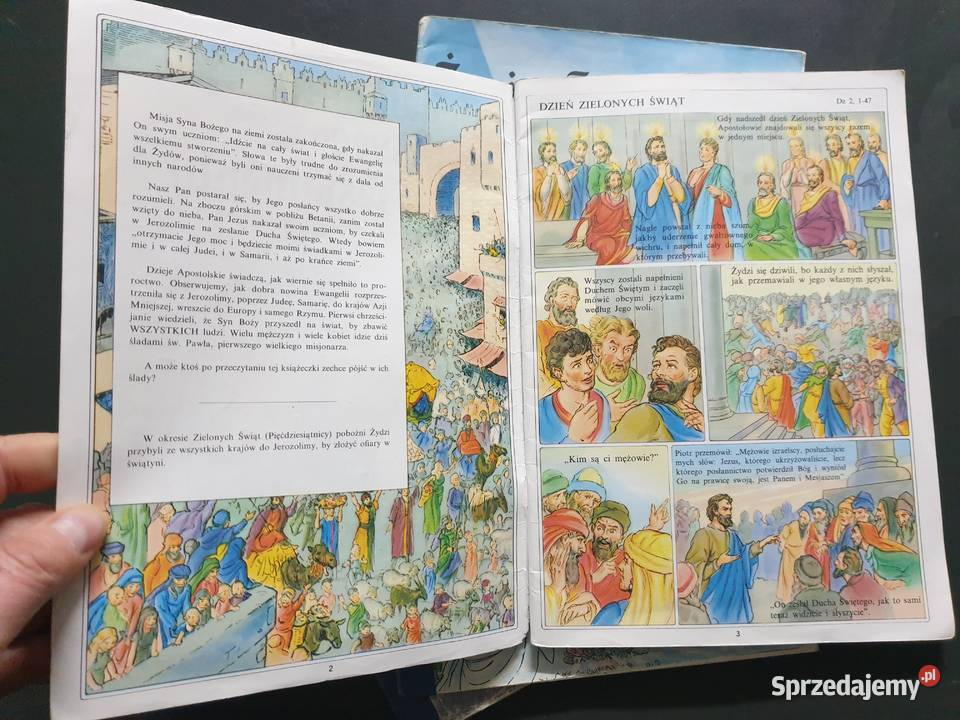 Życie Jezusa Chrystusa 4 komiksy religijne Gdynia