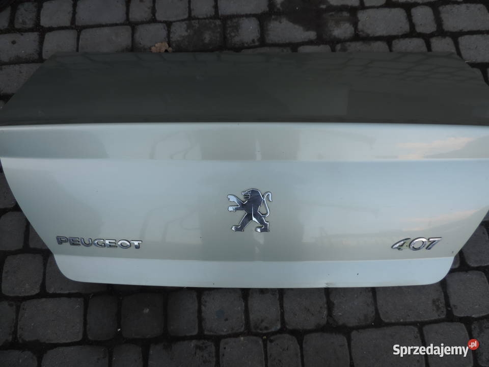 KLAPA TYŁ TYLNA PEUGEOT 407 SEDAN KCVD Nowy Sącz