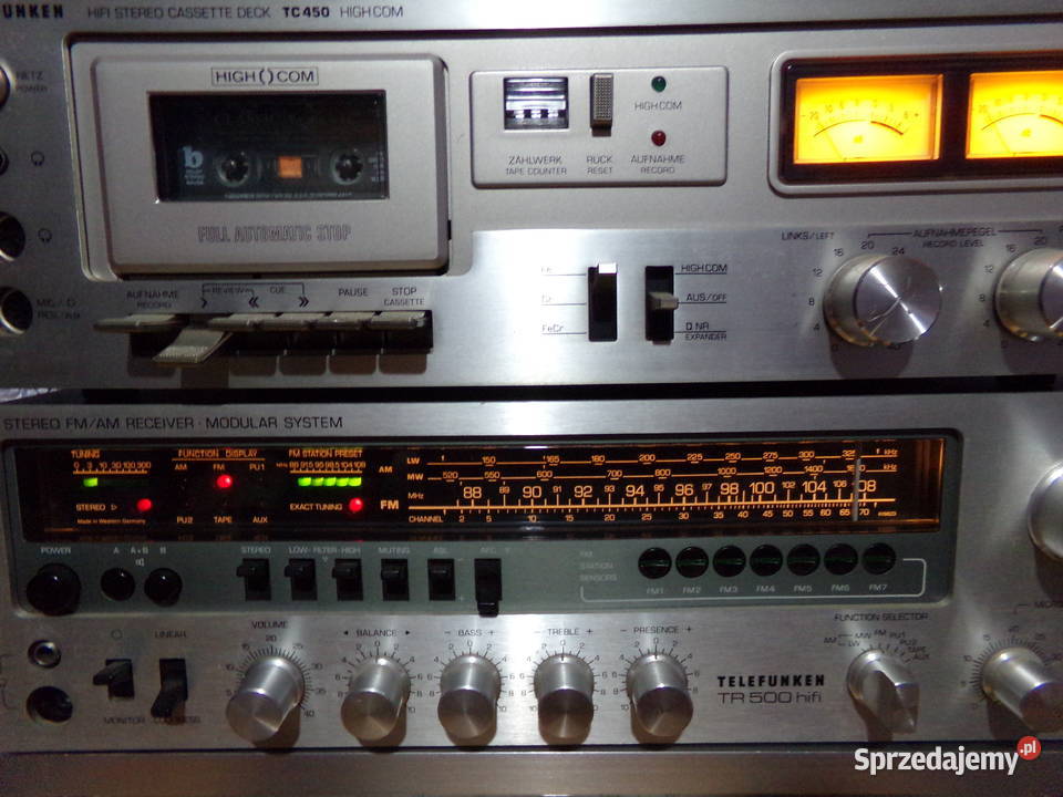 Amplituner Telefunken TR500 TC450 kujawsko-pomorskie Zakrzewo