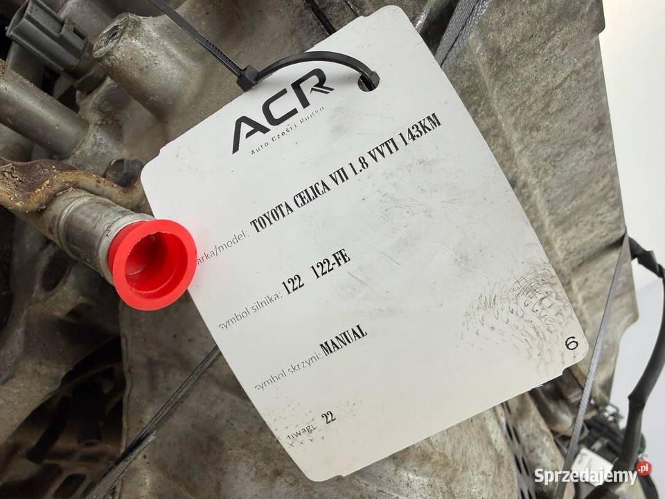 SILNIK 1ZZ 1ZZFE Toyota Celica VII T23 18 VVTI osobowe Chełm