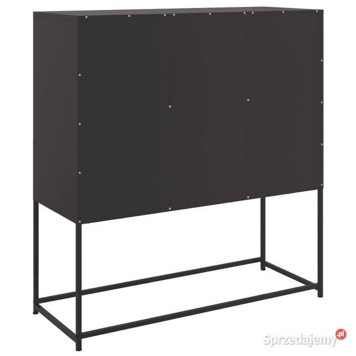 Szafka czarna 1005x39x107 stal WM846590 mazowieckie Warszawa