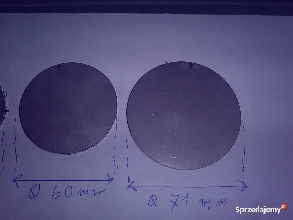 Kółka z blachy nierdzewnej HHO sprzedam