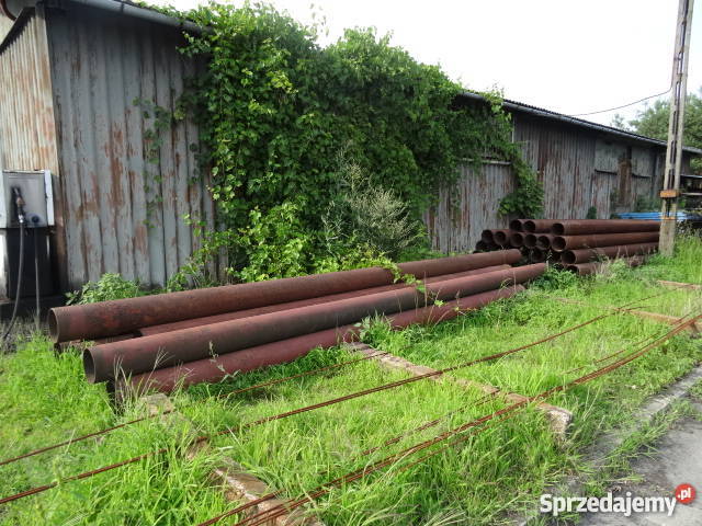 Rury stalowe dł 6m 200mm x 9mm Trawniki