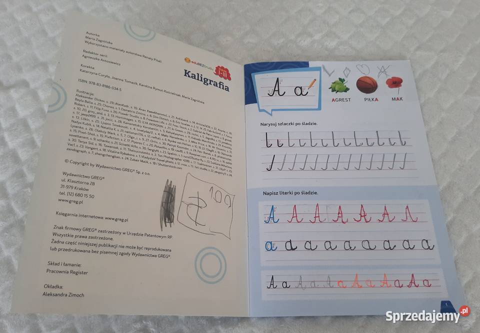 Kaligrafia eduBEZtrudu klasa IIII Greg Czeladź