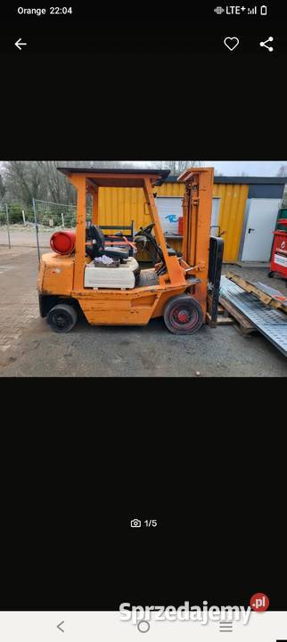 Wózek widłowy toyota TMC 25 gaz