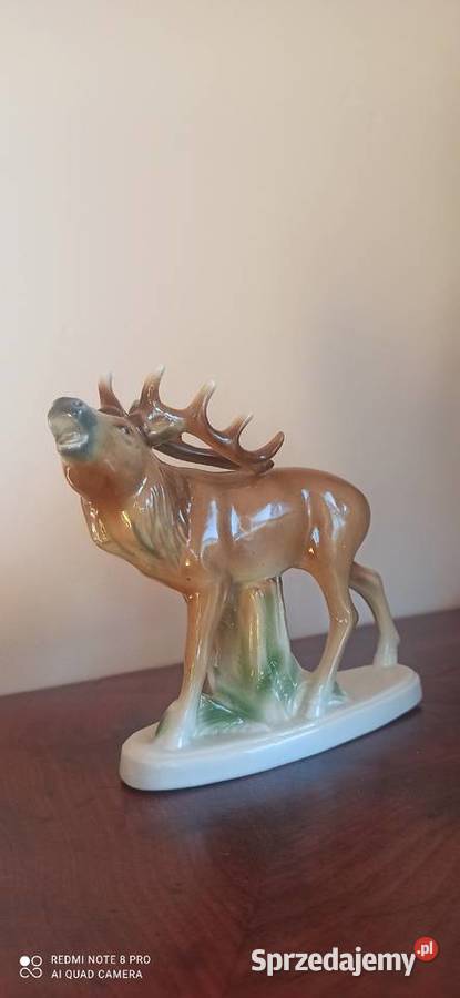 Figurka pary jelenie Carl Scheidig K G Turyngia Gdańsk