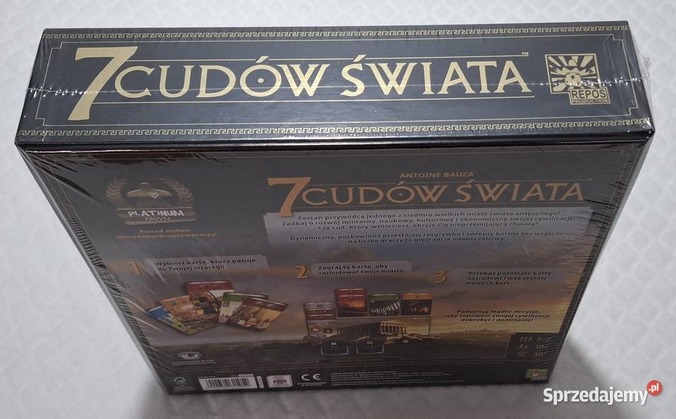 Gra planszowa 7 cudów świata Antoine Bauza Repos Czeladź