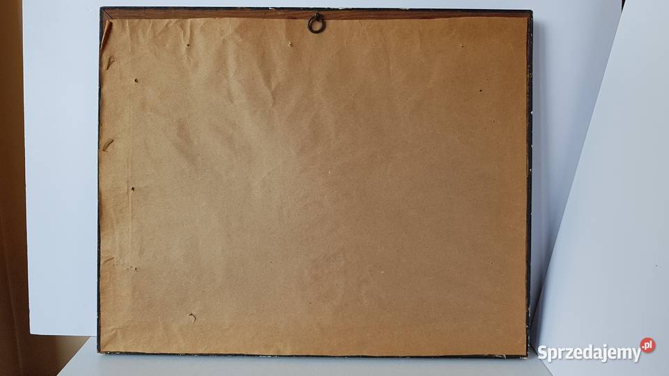 Obraz olejny z 1918 roku sygnowany Wilhelm Dąbrowa Górnicza