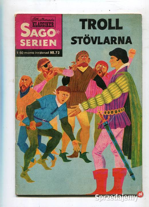 Sagoserien 72 Troll Stovlarna KOMIKS Rok wydania 1969 Szczecin