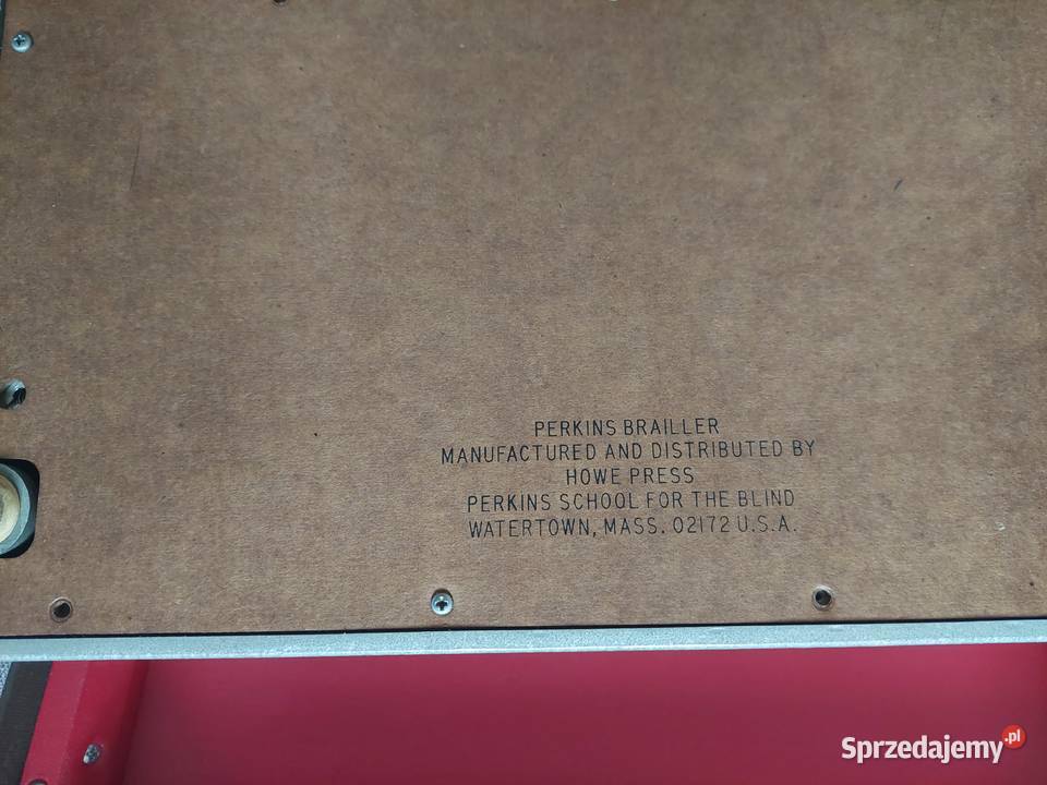 Maszyna do pisania pismem Braillea Białystok