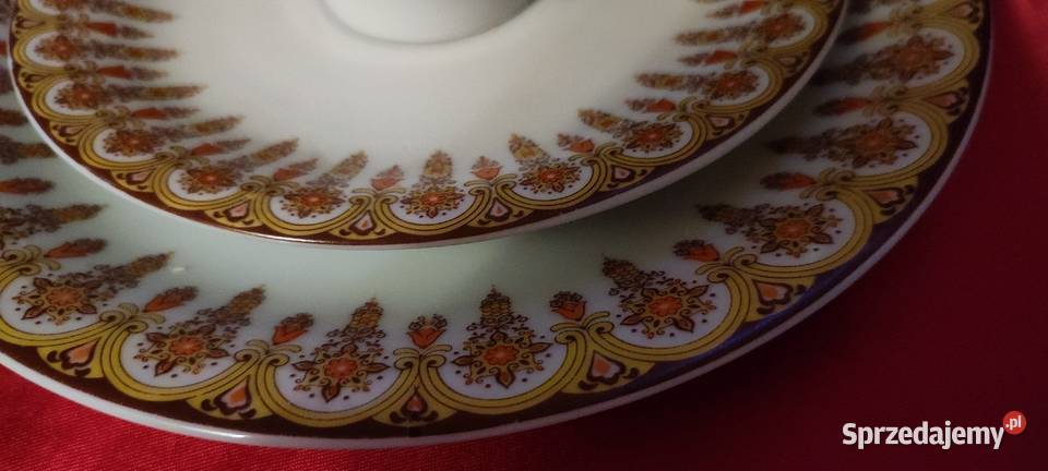 Zestaw śniadaniowy filiżanka porcelana Bavaria Wrocław