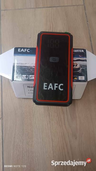 Rozrusznik EAFC 2000A Powerbank 12 V Latarka LED Łask