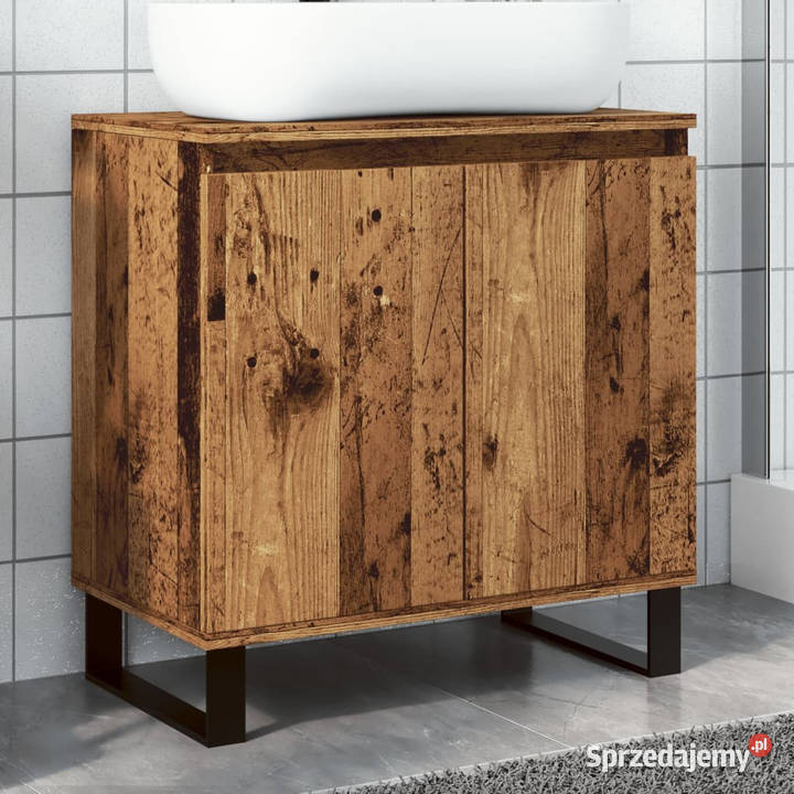 Szafka łazienkowa stare drewno 58x33x60 WM857220 Warszawa sprzedam