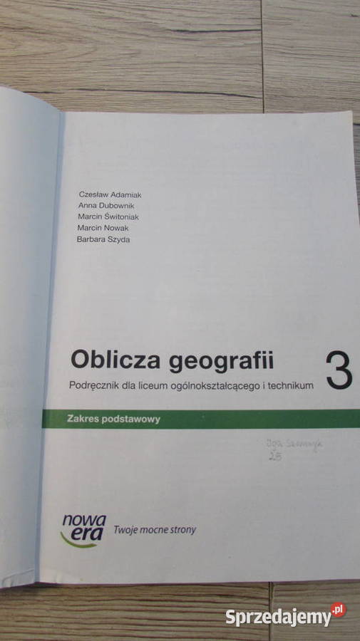 Podręcznik Oblicza geografii 3 zakres podstawowy miękka Kraków