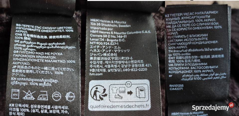 HM kardigan sweter narzutka żakiet marynarka Inny wzór Kielce