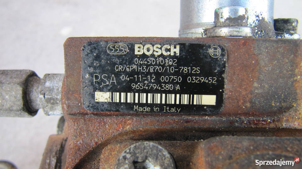 Pompa wtryskowa Ford 16 TDCI 90 2004 Układ paliwowy Łuków sprzedam