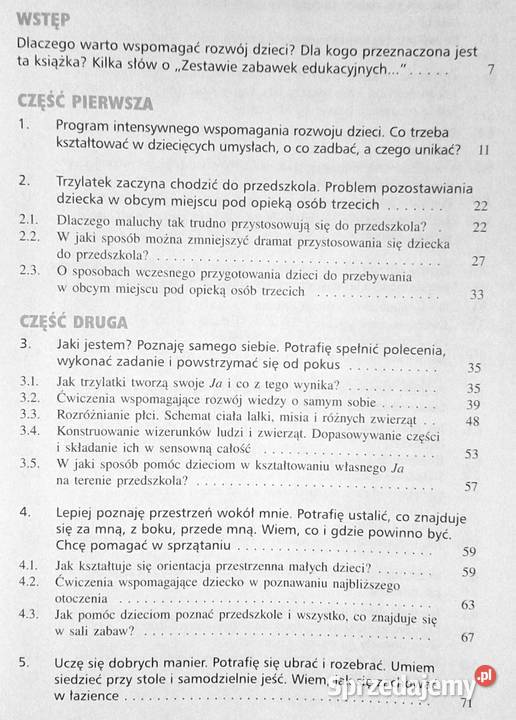 Wspomaganie rozwoju umysłowego trzylatków i