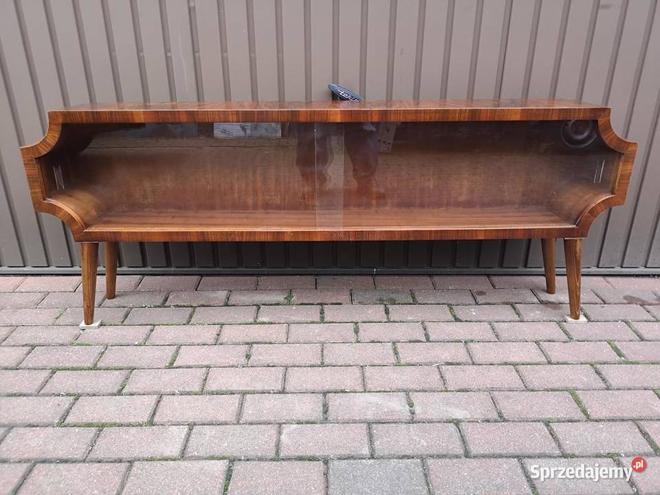 Komoda Niska RTV ARTDECO Unikat Orzech 158 Stara Swarzędz sprzedam