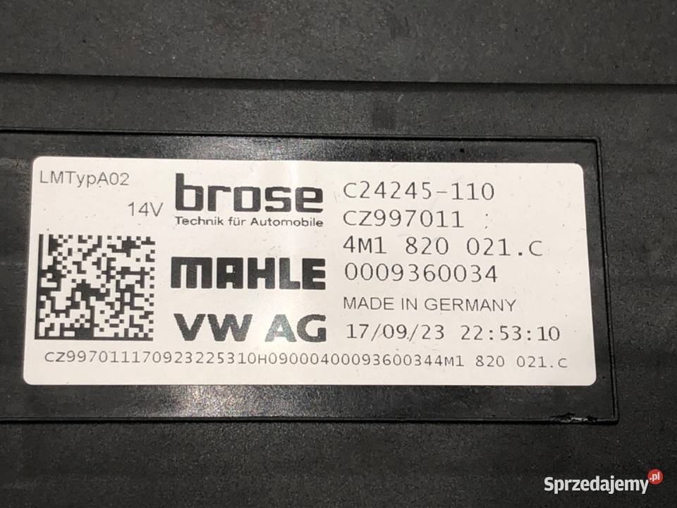 DMUCHAWA NAWIEWU AUDI A6 C8 4M1820021C