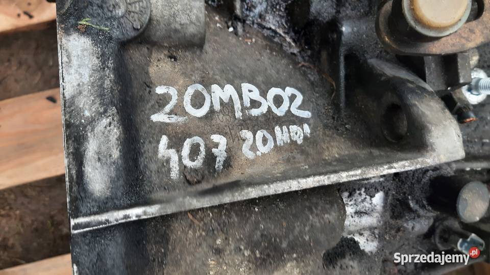 skrzynia biegów peugeot 407 20 hdi 20MB02 Skrzynie biegów manualne Dębno