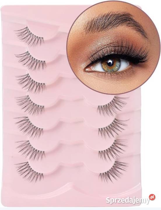 Sztuczne Rzęsy Rzęsy na pasku 3 D wielokrotnego Domaszczyn