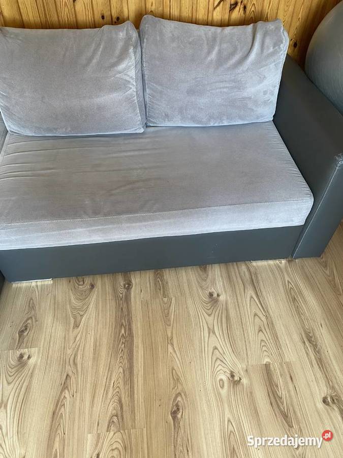 Narożnik szary używany tanio Dom i Ogród Łekno