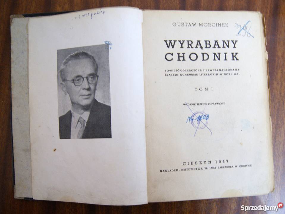 Gustaw Morcinek Wyrąbany chodnik t I 1947 Parczew