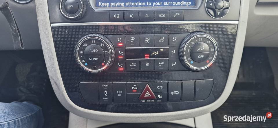 Mercedes 320CDI Rklasa 4matic4X4 elektrochrom. lusterko wst. Gdańsk