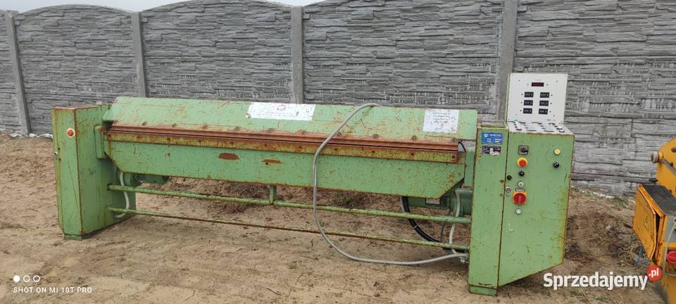 Giętarka gilotyna Iława sprzedam