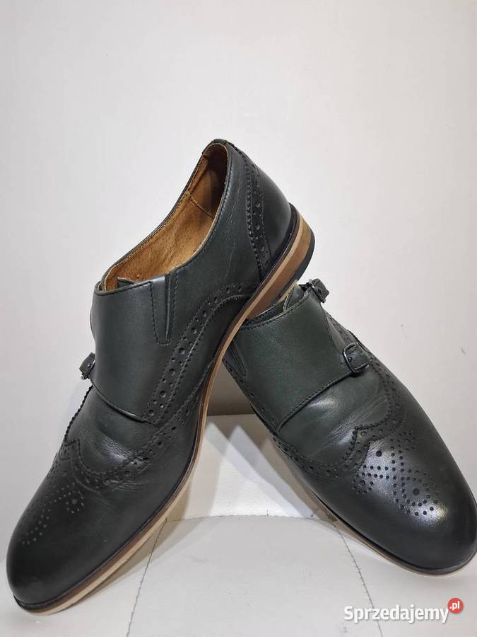 Badura 43 skórzane buty męskie monki eleganckie Kraków