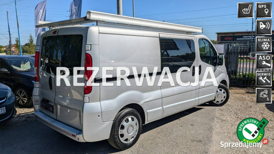 Opel Vivaro Long 115PS Ciężarowy Bezwypadkowy Klima Navi Skóry Serwis GWAR…