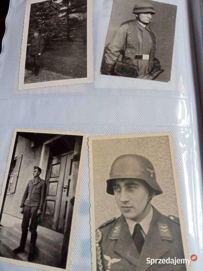 Stare fotografie Fallschirmjager Luftwaffe mazowieckie Grójec