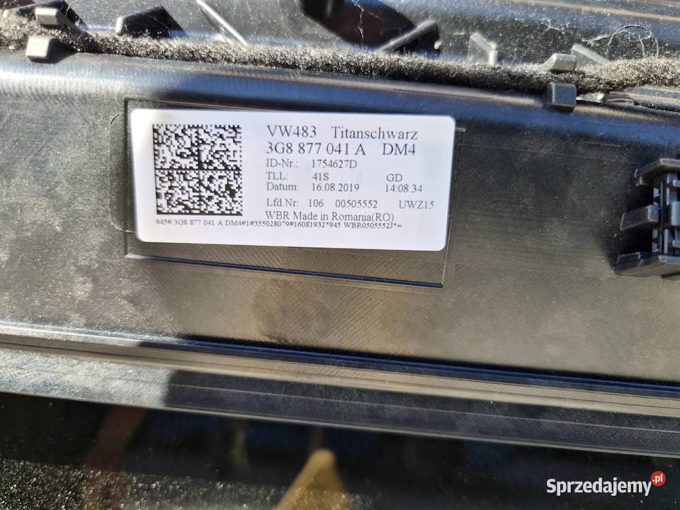 Szyber dach volkswagen arteon Stobierna