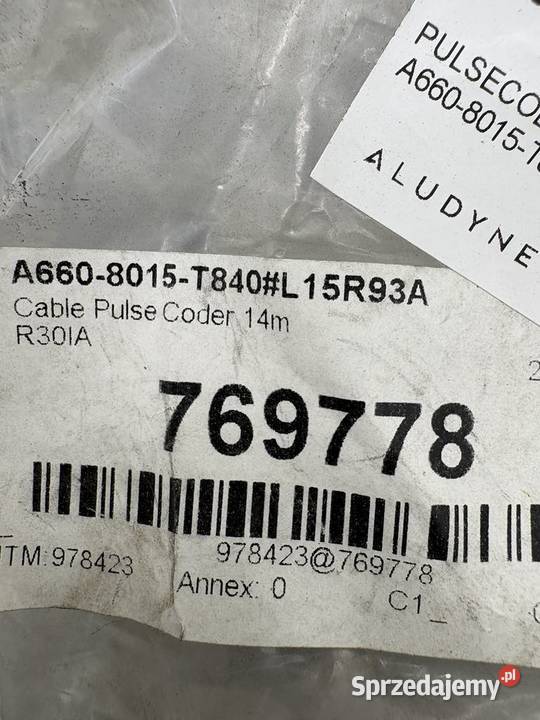 Fanuc A6608015T840L15R93A Przewód Encodera Warszawa sprzedam