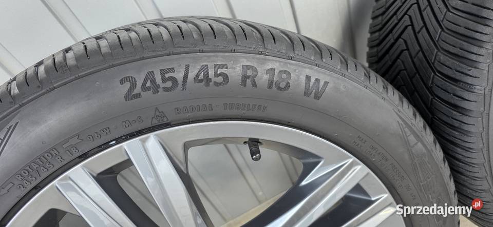 Oryginalne koła Vw Arteon Passat R18Opony Koła dolnośląskie Jelcz-Laskowice sprzedam