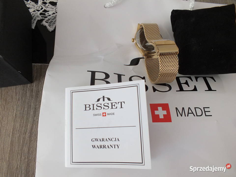 Zegarek Bisset Nowy Swiss Made Kurier śląskie Golasowice