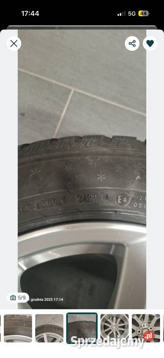 Felgi aluminiowe 17 Audi Średnica 17"